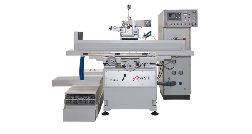 ASYST grinding machine A 525 (model JUNG JF 520)  with a simple, user-friendly control ASYST-control AMS 100 ECO, grinding area 600 x 230 mm